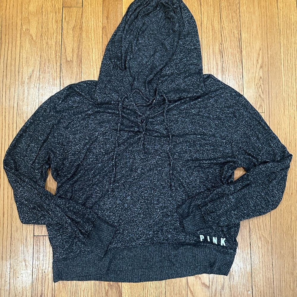 PINK Victoria's Secret Charcoal Hoodie